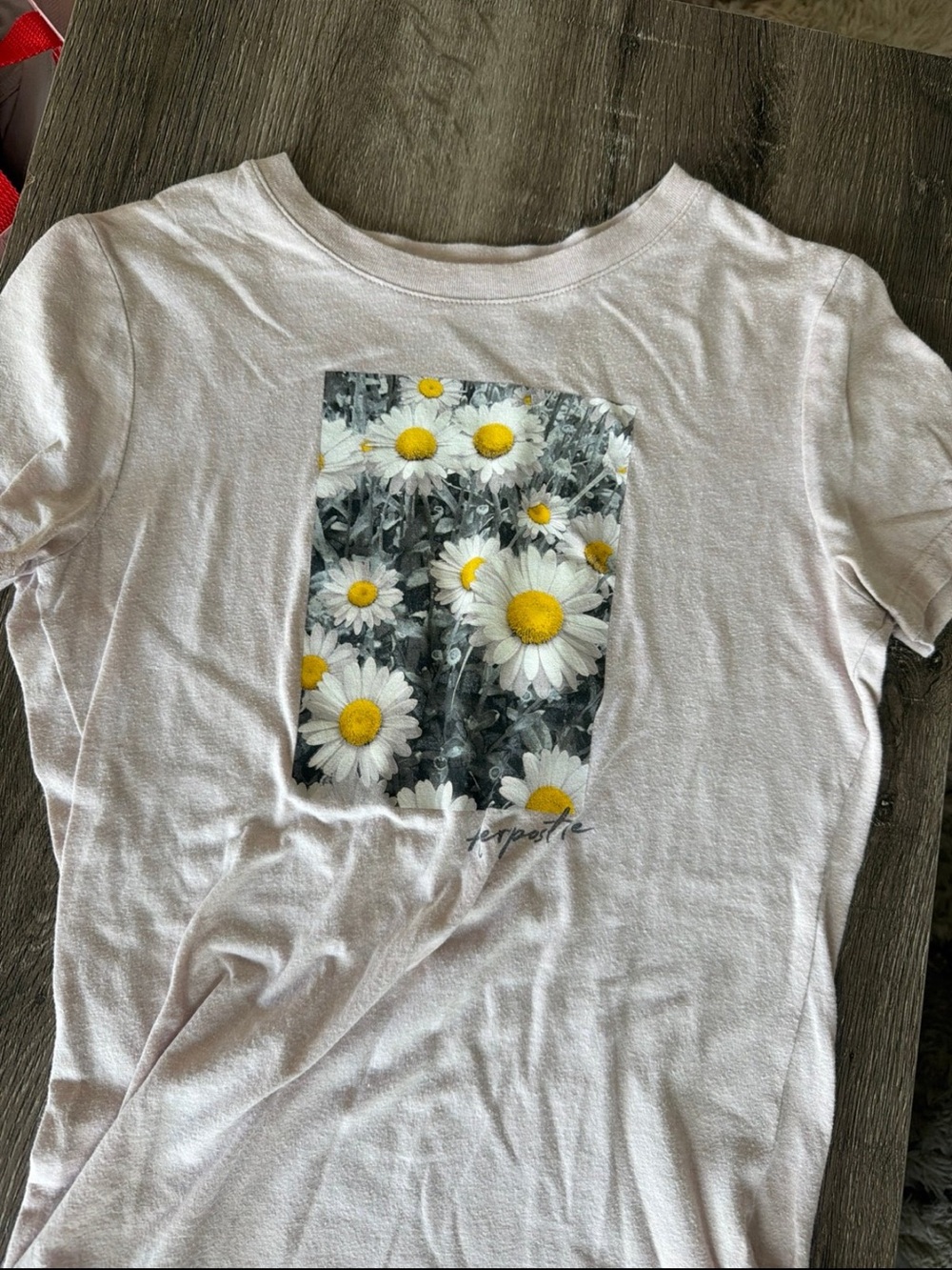 Aeropostale Girls Assorted Graphic Short Sleeve Tees - Pink, Navy, White - Picture 3 of 8